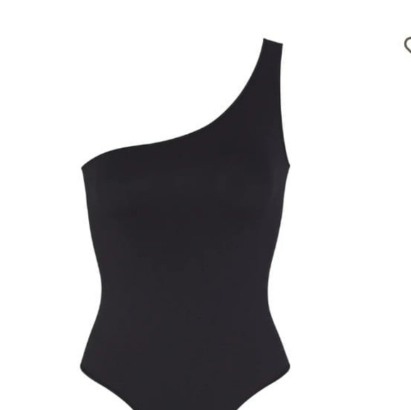 SKIMS Fits Everybody Essential One Shoulder Bodysuit Thong Size L-XL - Picture 2 of 6